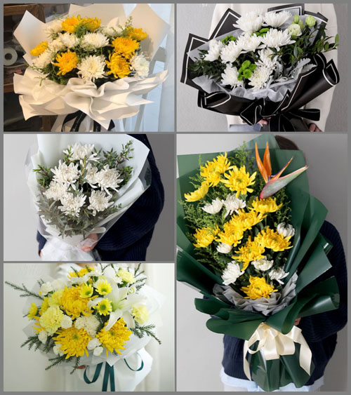 贵州毕节市黔西县素朴镇古胜村白事花束代送